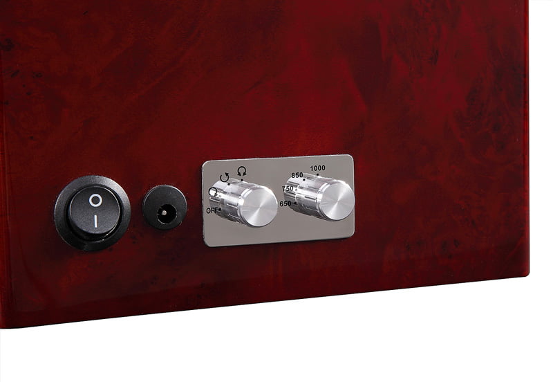 Watch winder control panel with rotation knob and TPD settings