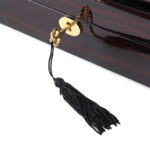 Ebony watch winder with key lock