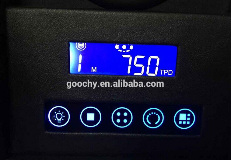 Premium 1 Watch Winder touchscreen detail with display screen