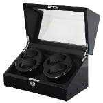 Black Watch Automatic Winder with Acrylic Display Window