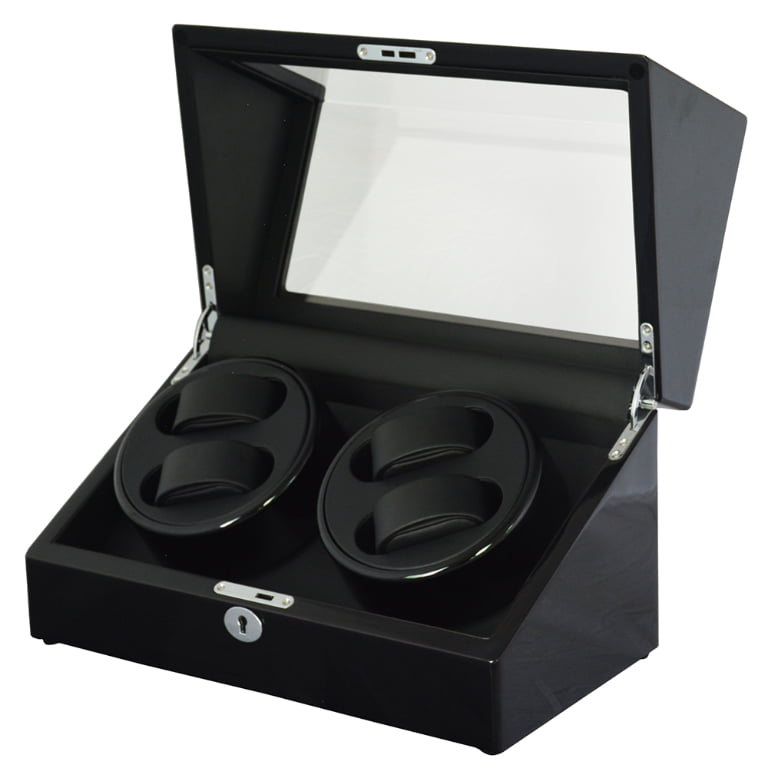 Black Watch Automatic Winder with Acrylic Display Window