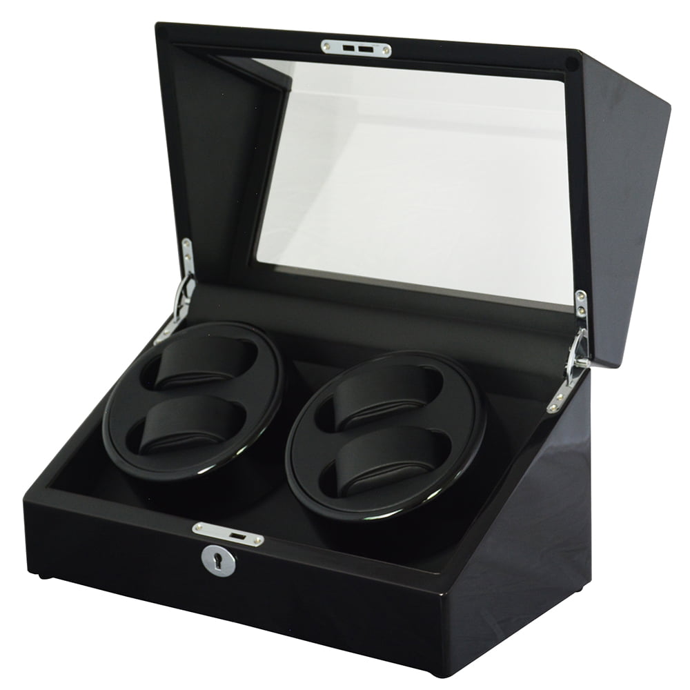 Black Watch Automatic Winder with Acrylic Display Window
