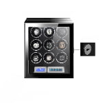 9 watch winder with touchscreen control, tempered glass display and nine watch positions
