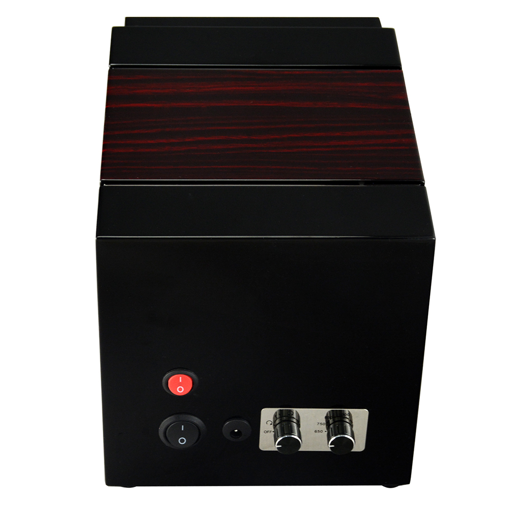 Portable Watch Winder back with knob