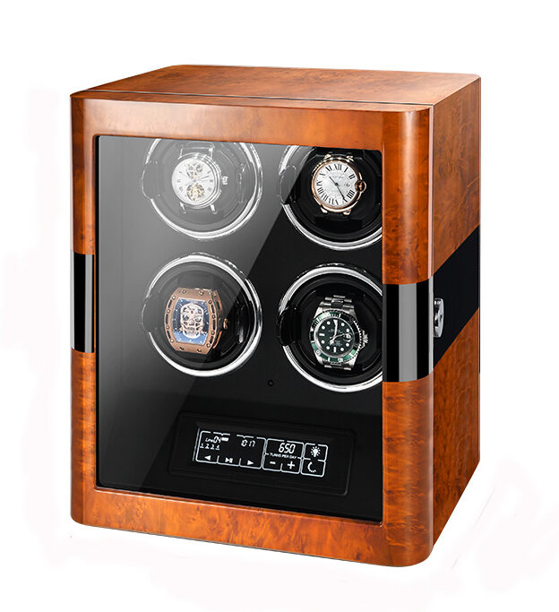 Quad Watch Winder with LED light