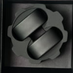 Wood watch gift box with black finish for luxury watch presentation