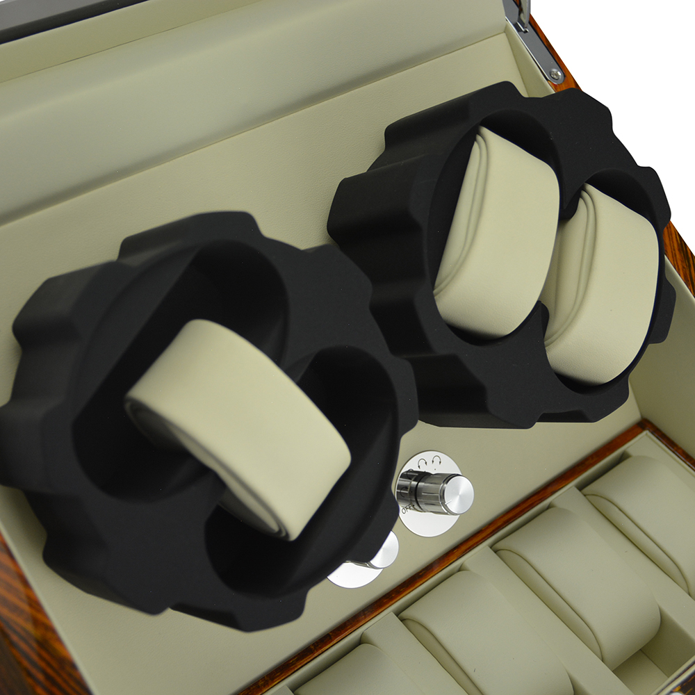 Luxury watch display box watch holder with PU leather wrapped MDF finish