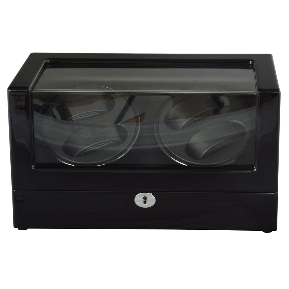 Black Watch Automatic Winder with Acrylic Display Window