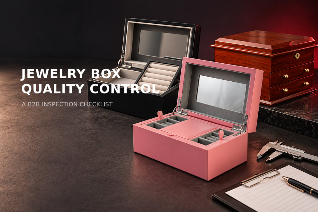 Jewelry Box Quality Control Checklist for Bulk Orders: What B2B Buyers Should Inspect