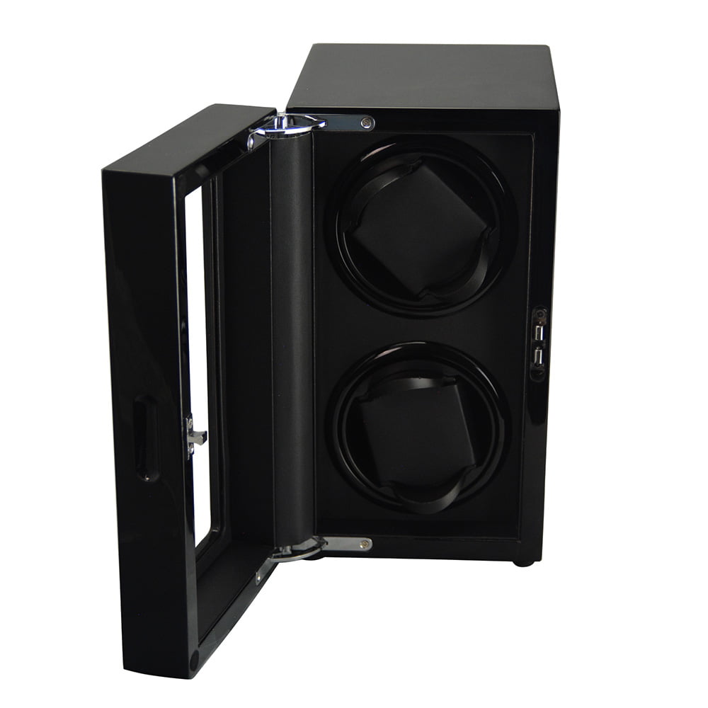 High-Gloss Black 2 Watch Winder open