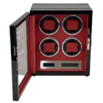 4 slots automatic watch winder open with high glossy lacquer