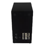 High-Gloss Black 2 Watch Winder back side with knob control