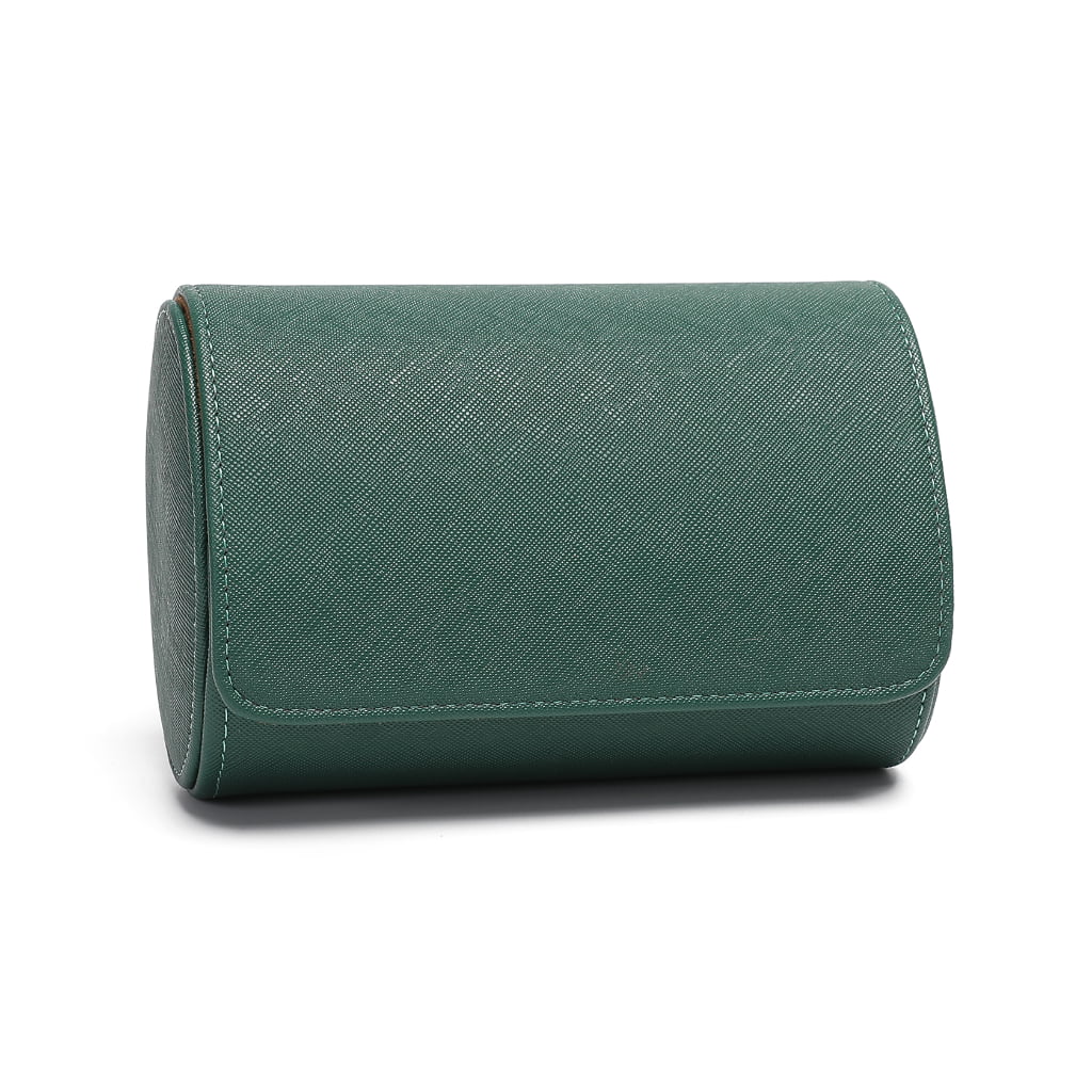 Private Label Two Watch Travel Case with cross grain
