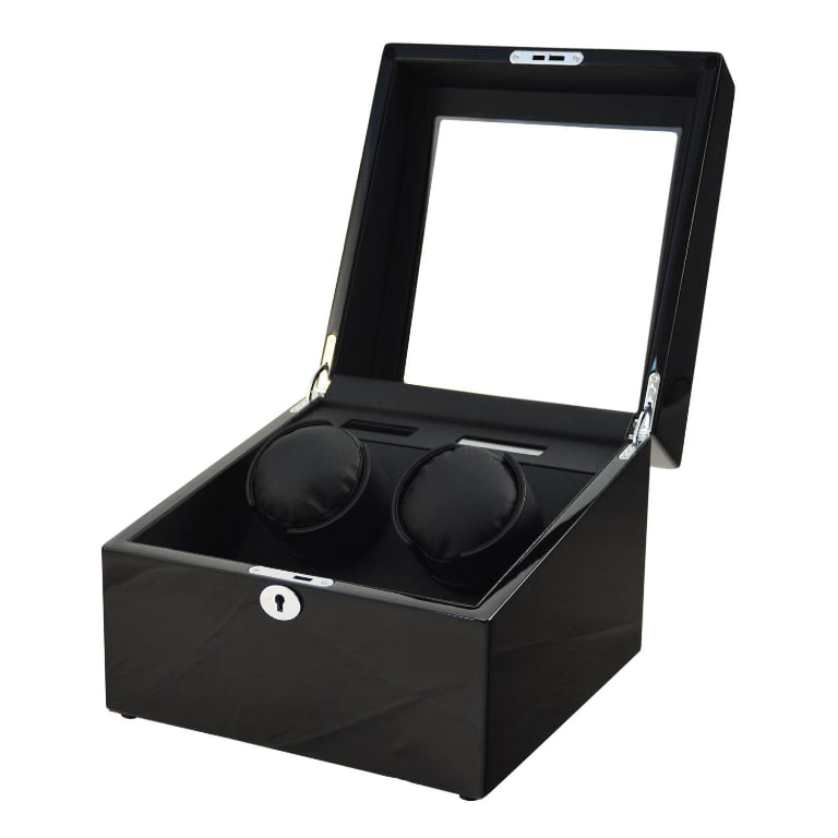 Best Automatic 2-Watch Winder with 4 Storage Slots and 12 O’clock Return