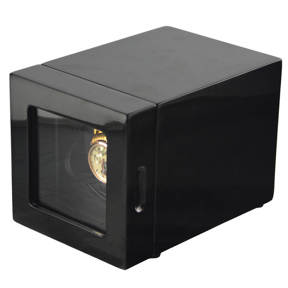 Single Watch Winder with LED Light and high gloosy lacquer