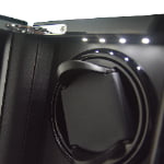 High-Gloss Black 2 Watch Winder with LED Light