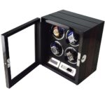 fingerprint lock watch winder open with touch screen