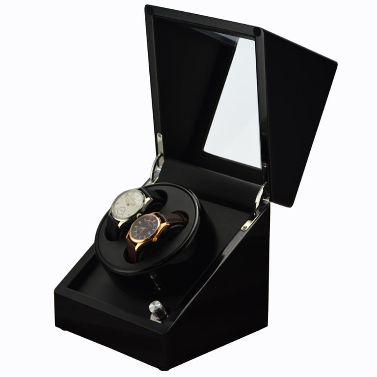Watch Box with Automatic Winder and Dual-Watch Capacity