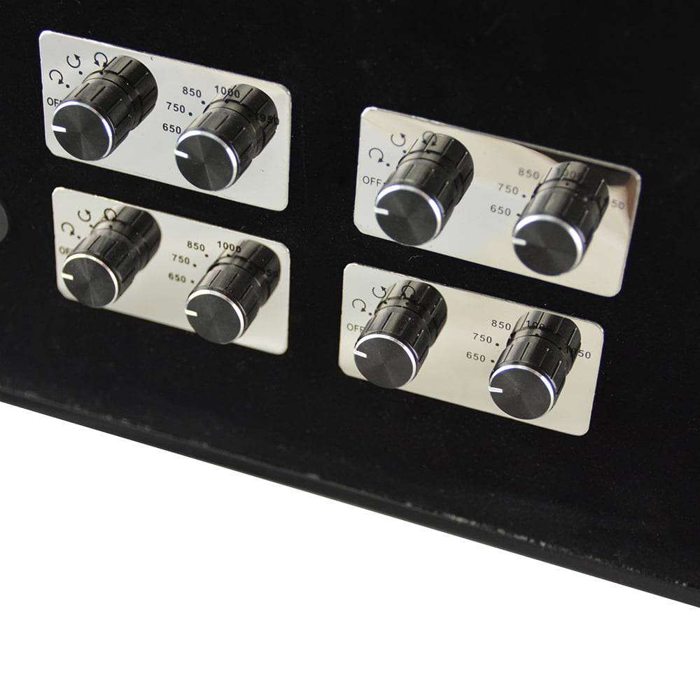 Quad Watch Winder Box with LED Light and knob control