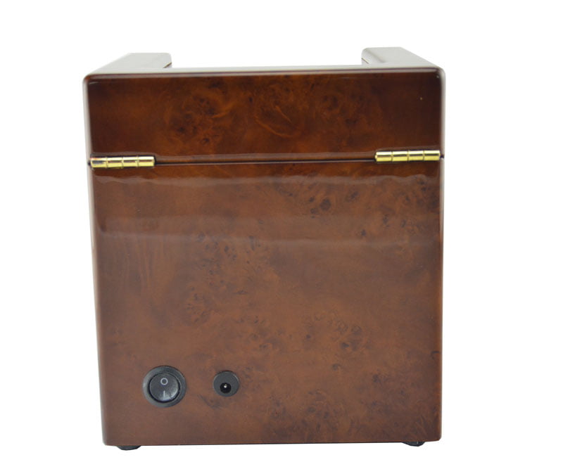 Two Watch Winder Box with Japanese Mabuchi Motor back side