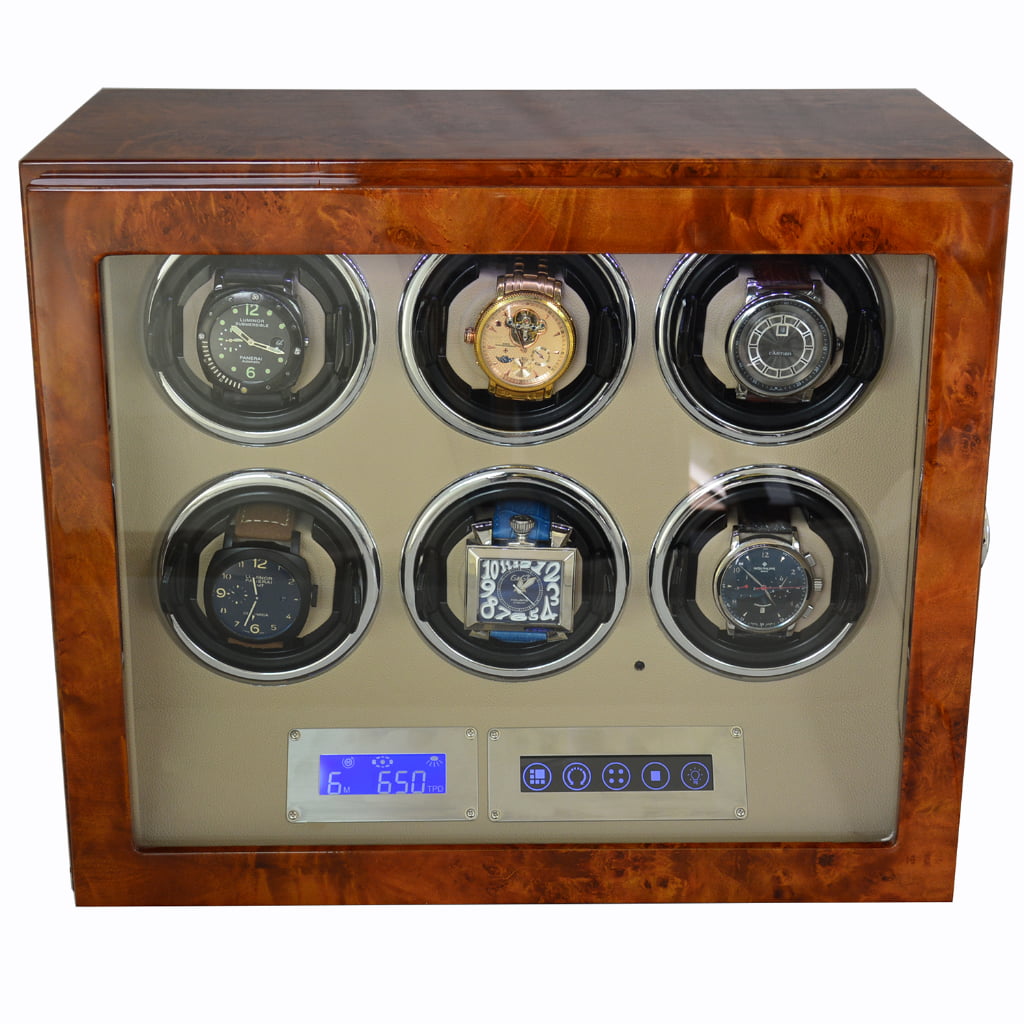 six wholesale watch winder front with touch screen
