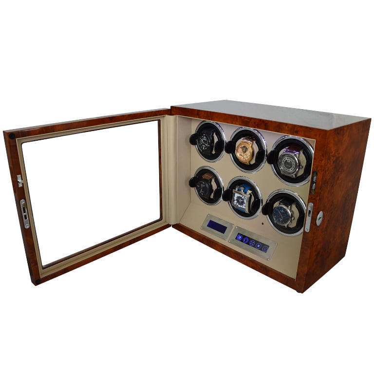 Deep Yellow Six Wholesale Watch Winder with LED Light