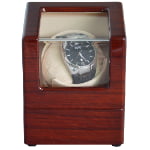 Mahogany Single Watch Winder front
