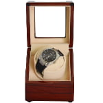 Mahogany Single Watch Winder with japanese motor