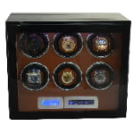6 automatic watch winder case front with LED Light