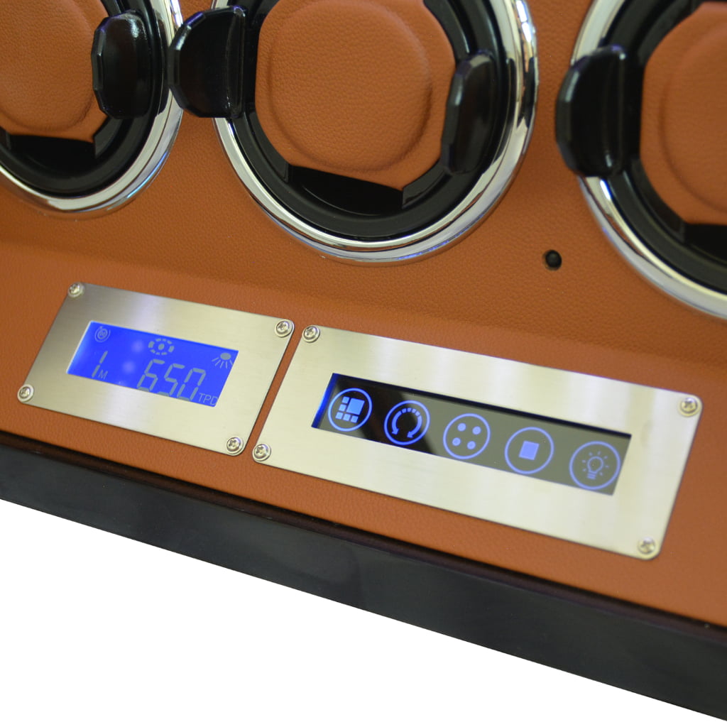 6 automatic watch winder case with touch screen
