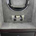 LED Light Single Watch Winder with knob control