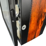 custom watch winder for 6 watches with zebra grain exterior