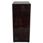 LED Double Watch Winder with Drawer back side