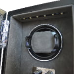 Black Single Watch Winder with LED Light