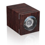 battery-powered single watch winder angle side