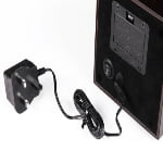 battery-powered single watch winder back side with botton control