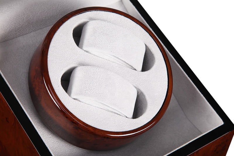 Single Watch Winder with Drawer and velvet watch pillow