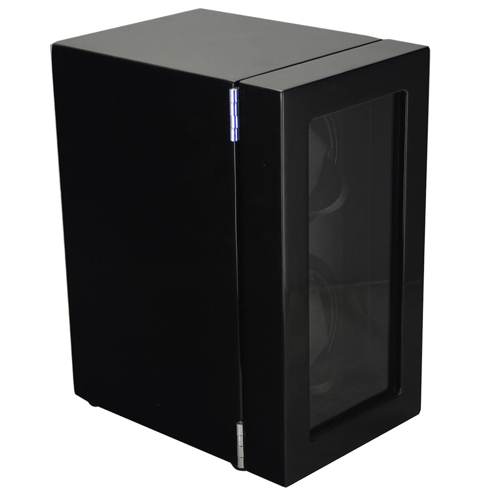 High-Gloss Black 2 Watch Winder angle side