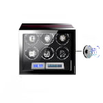 6 Slot Luxury Watch Winder front with fingerprint lock