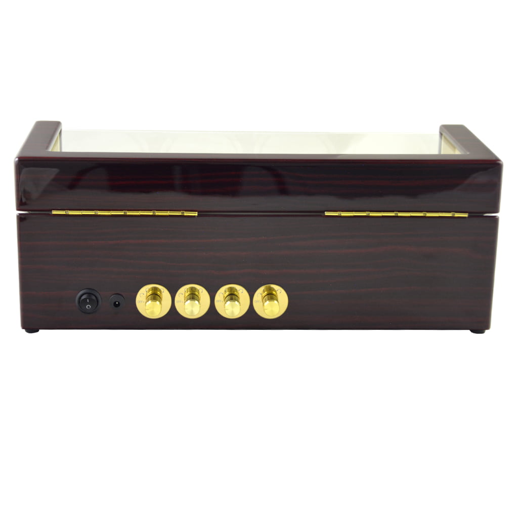 4 Watch Winder with Sponge Pillow back side