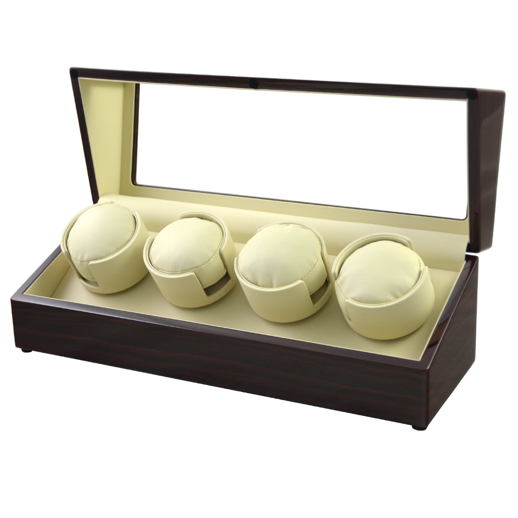 4 Watch Winder with Sponge Pillow open