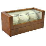 Luxury Watch Winder for 3 Watches angle side