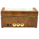 Luxury Watch Winder for 3 Watches back side