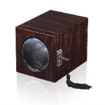 battery-powered single watch winder with key lock