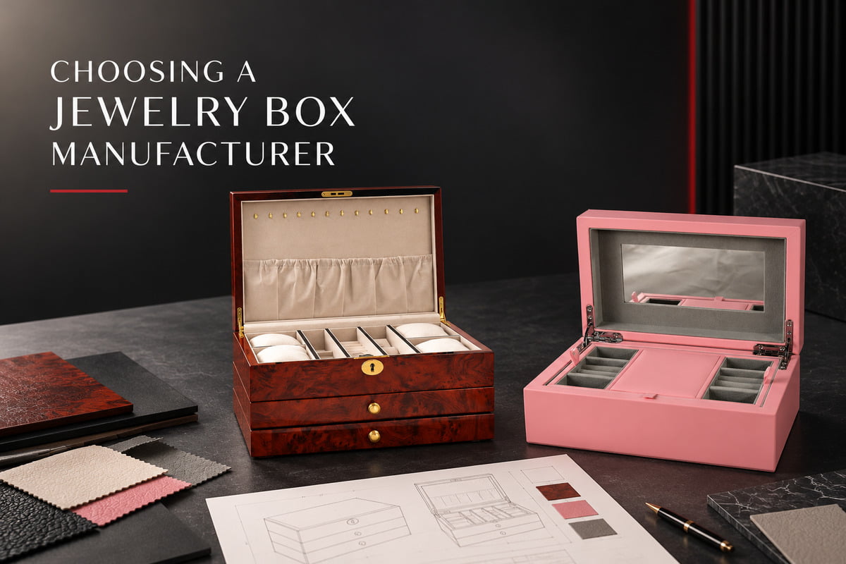 Jewelry box manufacturer sourcing guide for B2B buyers