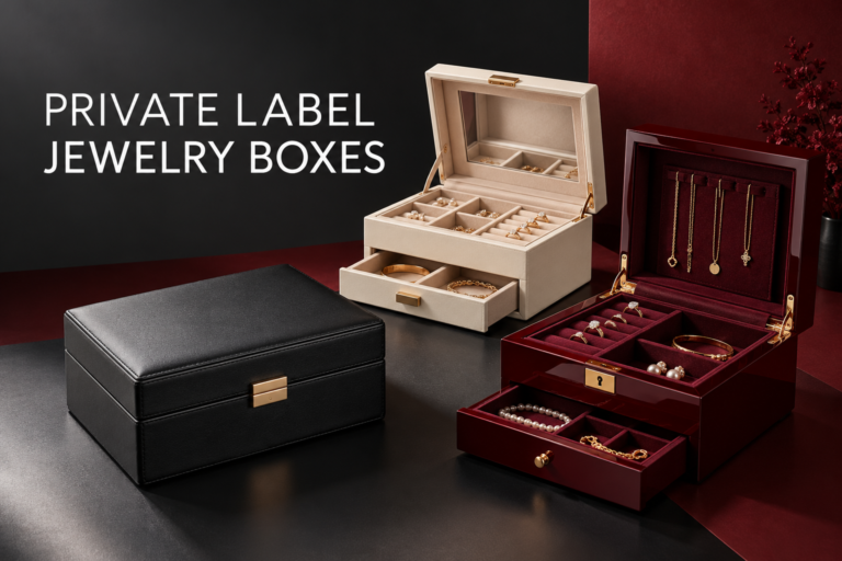 Private label jewelry boxes production guide for brands