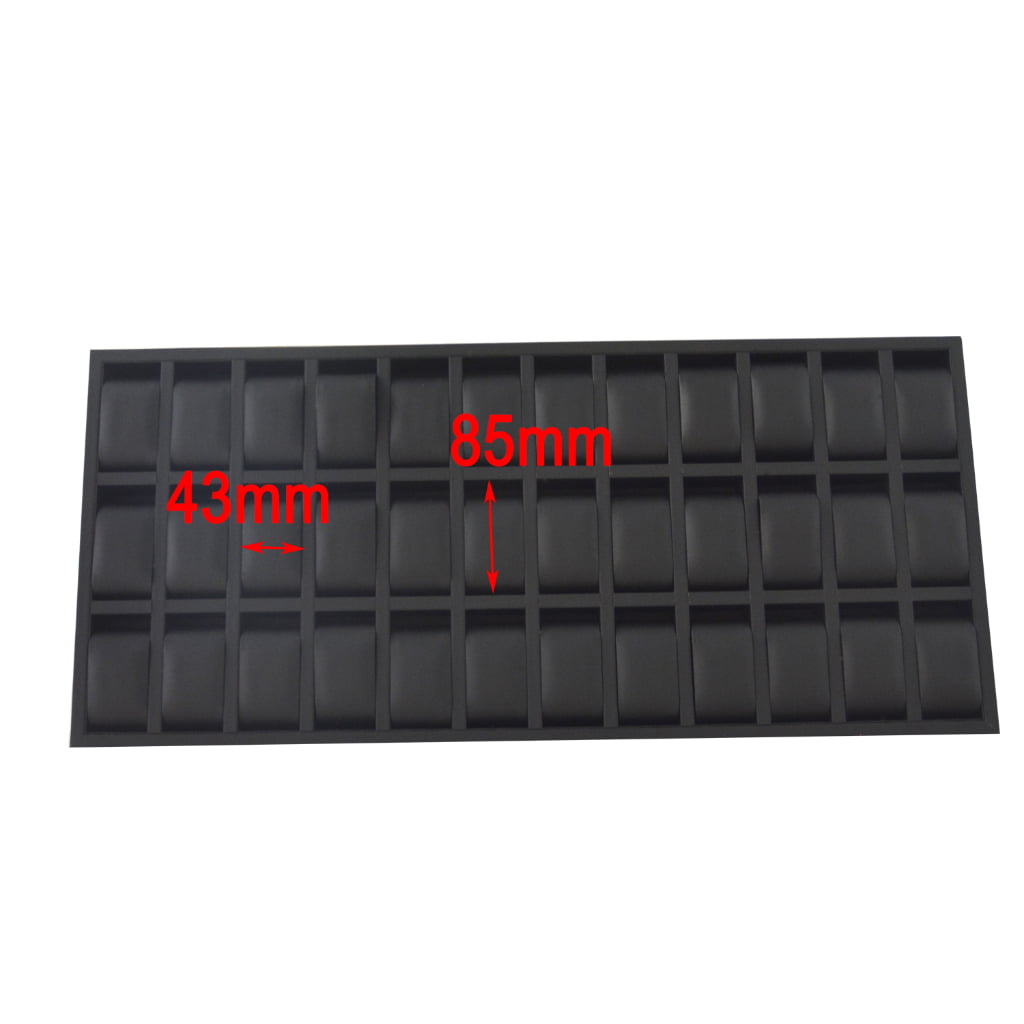 36 watches display stand slot side